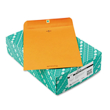 Quality Park QUA38197 Clasp Envelope, Recycled, 10 X 13, 28lb, Light Brown, 100/box