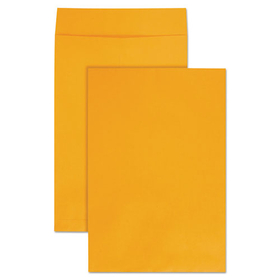 Quality Park QUA42353 Jumbo Size Kraft Envelope, Cheese Blade Flap, Fold-Over Closure, 12.5 x 18.5, Brown Kraft, 25/Pack
