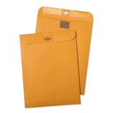 Quality Park QUA43468 Postage Saving Clearclasp Kraft Envelopes, 6 X 9, Brown Kraft, 100/box