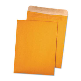 Quality Park QUA43511 Recycled Brown Kraft Redi-Seal Envelope, #10 1/2, Cheese Blade Flap, Redi-Seal Adhesive Closure, 9 x 12, Brown Kraft, 100/Box