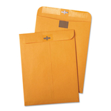 Quality Park QUA43768 Postage Saving Clearclasp Kraft Envelopes, 10 X 13, Brown Kraft, 100/box