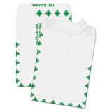 Quality Park QUA44534 Redi-Strip Catalog Envelope, 9 X 12, First Class Border, White, 100/box