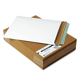 Quality Park QUA64016 Photo/Document Mailer, Cheese Blade Flap, Redi-Strip Adhesive Closure, 11 x 13.5, White, 25/Box