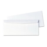 Quality Park QUA90020B Business Envelope, #10, Commercial Flap, Diagonal Seam, Gummed Closure, 24 lb Bond Weight Paper, 4.13 x 9.5, White, 1,000/Box