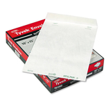 Survivor QUAR1660 Lightweight 14 lb Tyvek Catalog Mailers, #15, Square Flap, Redi-Strip Adhesive Closure, 10 x 15, White, 100/Box