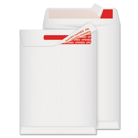 Quality Park QUAR2400 Tamper-Indicating Mailers Made with Tyvek, #10 1/2, Flip-Stik Flap, Redi-Strip Adhesive Closure, 9 x 12, White, 100/Box