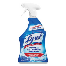 Lysol RAC02699 Disinfectant Power Bathroom Foamer, Liquid, Atlantic Fresh, 32 oz Spray Bottle