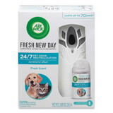 Air Wick RAC02720CT Pet Odor Neutralization Automatic Spray Starter Kit, 6 x 2.25 x 7.75, White/Gray, 4/Carton