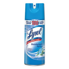 Lysol RAC02845 Disinfectant Spray, Spring Waterfall, Liquid, 12.5 oz Aerosol Spray, 12/Carton