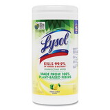 LYSOL Brand RAC49128CT Disinfecting Wipes II Fresh Citrus, 7 x 7.25, 70 Wipes/Canister, 6 Canisters/Carton