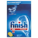 FINISH 51700-78234 Automatic Dishwasher Detergent, Lemon Scent, Powder, 2.3 qt. Box, 6 Boxes/Ct