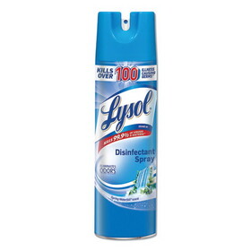 Lysol RAC79326CT Disinfectant Spray, Spring Waterfall Scent, 19 oz Aerosol Spray