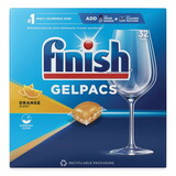 FINISH 51700-81053 Dish Detergent Gelpacs, Orange Scent, Box of 32 Gelpacs, 8 Boxes/Carton