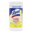 Lysol RAC84251CT Disinfecting Wipes, 1-Ply, 7 x 7.25, Lemon and Lime Blossom, White, 80 Wipes/Canister, 3 Canisters/Pack, 2 Packs/Carton, Price/CT