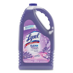 Lysol RAC88786 Clean and Fresh Multi-Surface Cleaner, Lavender and Orchid Essence, 144 oz Bottle, 4/Carton