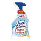 Lysol RAC89289CT Multi-Purpose Hydrogen Peroxide Cleaner, Citrus Sparkle Zest, 32 oz Trigger Spray Bottle, 9/Carton