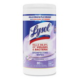 Lysol RAC89347CT Disinfecting Wipes, Early Morning Breeze, 7 X 8, 80/canister, 6 Canister/ct