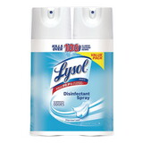 LYSOL Brand 19200-89946 Disinfectant Spray, Crisp Linen, 12.5 oz Aerosol, 2/Pack, 6 Pack/Carton