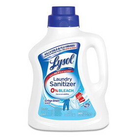 Lysol RAC95872EA Laundry Sanitizer, Liquid, Crisp Linen, 90 oz