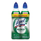 Lysol RAC96085PK Disinfectant Toilet Bowl Cleaner with Bleach, 24 oz, 2/Pack