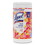 Lysol RAC97181EA Disinfecting Wipes, 1-Ply, 7 x 7.25, Mango and Hibiscus, White, 80 Wipes/Canister, Price/EA