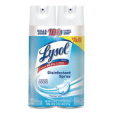LYSOL Brand RAC99608CT Disinfectant Spray, Crisp Linen, 19 oz Aerosol Spray, 2/Pack, 4 Packs/Carton