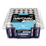 Rayovac RAY81536PPK High Energy Premium Alkaline AA Batteries, 36/Pack