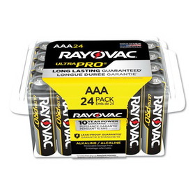 Rayovac RAYALAAA24PPJ Ultra Pro Alkaline AAA Batteries, 24/Pack