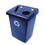 Rubbermaid RCP1792339 Glutton Recycling Station, Two-Stream, 46 Gal, Blue, Price/EA