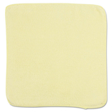 Rubbermaid RCP1820580 Microfiber Cleaning Cloths, 12 X 12, Yellow, 24/bag