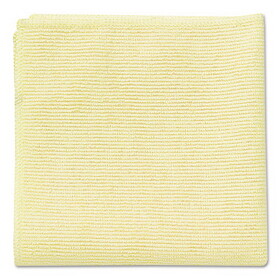 Rubbermaid RCP1820584 Microfiber Cleaning Cloths, 16 X 16, Yellow, 24/pack