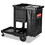 Rubbermaid Commercial RCP1861430 Executive Janitorial Cleaning Cart, 12.1w x 22.4d x 23h, Black, Price/EA