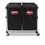 Rubbermaid RCP1881781 Collapsible X-Cart, Steel, 2 To 4 Bushel Cart, 24 1/10w X 35 7/10d, Black/silver, Price/EA