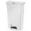 Rubbermaid 1883557 Slim Jim Resin Step-On Container, Front Step Style, 13 gal, White, Price/EA