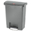 Rubbermaid 1883600 Slim Jim Resin Step-On Container, Front Step Style, 8 gal, Gray, Price/EA