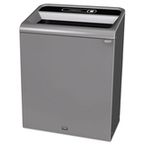 Rubbermaid 1961507 Configure Indoor Recycling Waste Receptacle, 45 gal, Gray, Landfill