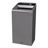 Rubbermaid 1961621 Configure Indoor Recycling Waste Receptacle, 23 gal, Gray, Landfill