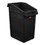 Rubbermaid Commercial HYGEN 2026722 Slim Jim Under-Counter Container, 23 gal, Polyethylene, Black, Price/EA