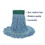 Rubbermaid Commercial HYGEN 2036096 Scrubbing Wet Mop, Cotton/Synthetic Blend, 19" x 6", Blue, Price/EA