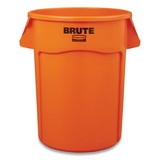 Rubbermaid Commercial RCP2119308 Brute Round Containers, 32 gal, Orange