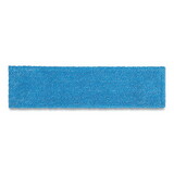 Rubbermaid Commercial RCP2132427 Adaptable Flat Mop Pads, Microfiber, 19.5 x 5.5, Blue