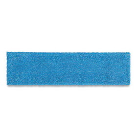 Rubbermaid Commercial RCP2132427 Adaptable Flat Mop Pads, Microfiber, 19.5 x 5.5, Blue