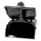 Rubbermaid RCP253200BLA Lobby Pro Upright Dustpan, W/cover, 12 1/2"w, Plastic Pan/metal Handle, Black, Price/EA