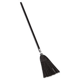 Rubbermaid RCP2536 Lobby Pro Synthetic-Fill Broom, 37 1/2" Height, Black