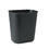 Rubbermaid RCP254100BK Fire-Resistant Wastebasket, Rectangular, Fiberglass, 3.5gal, Black, Price/EA