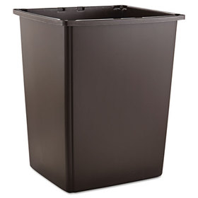 Rubbermaid RCP256BBRO Glutton Container, Rectangular, 56gal, Brown