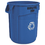 Rubbermaid FG262073BLUE Brute Recycling Container, Round, 20 gal, Blue, Price/EA