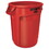 Rubbermaid RCP2632RED Round Brute Container, Plastic, 32 Gal, Red, Price/EA