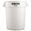 Rubbermaid RCP2632WHI Round Brute Container, Plastic, 32 Gal, White, Price/EA