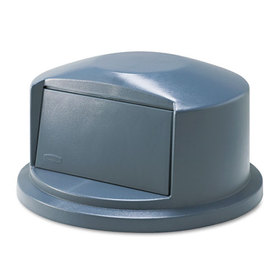 Rubbermaid RCP263788GY Brute Dome Top Swing Door Lid For 32 Gallon Waste Containers, Plastic, Gray
